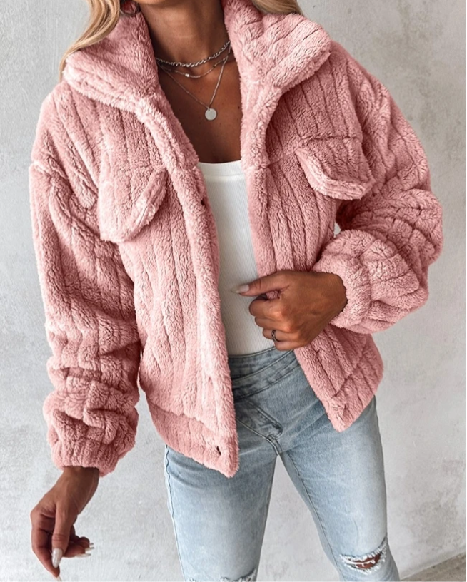 Mira | Short Teddy Coat for Women