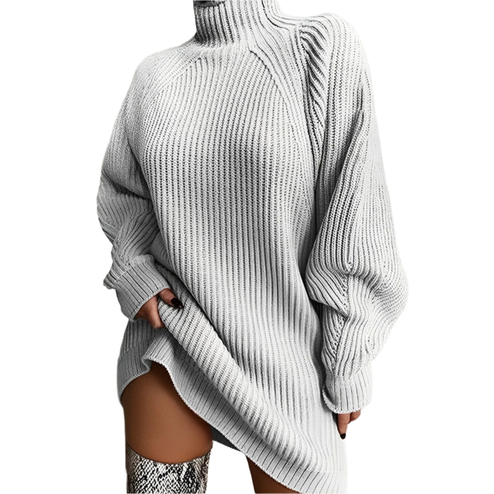 Elara | Oversized Turtleneck Jumper for Women