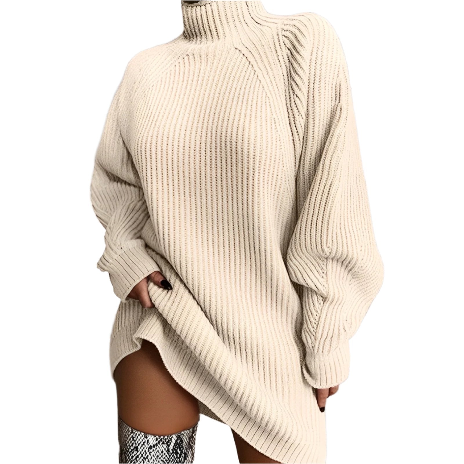 Elara | Oversized Turtleneck Jumper for Women
