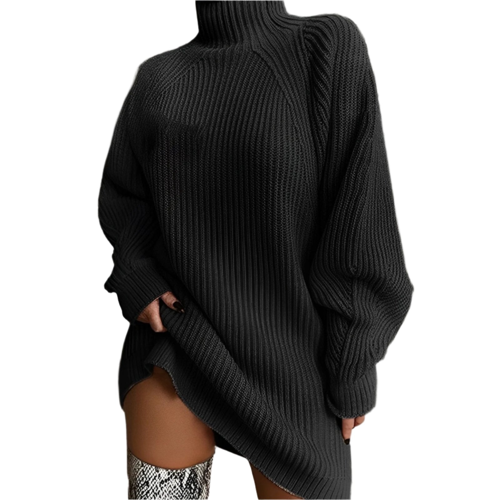 Elara | Oversized Turtleneck Jumper for Women