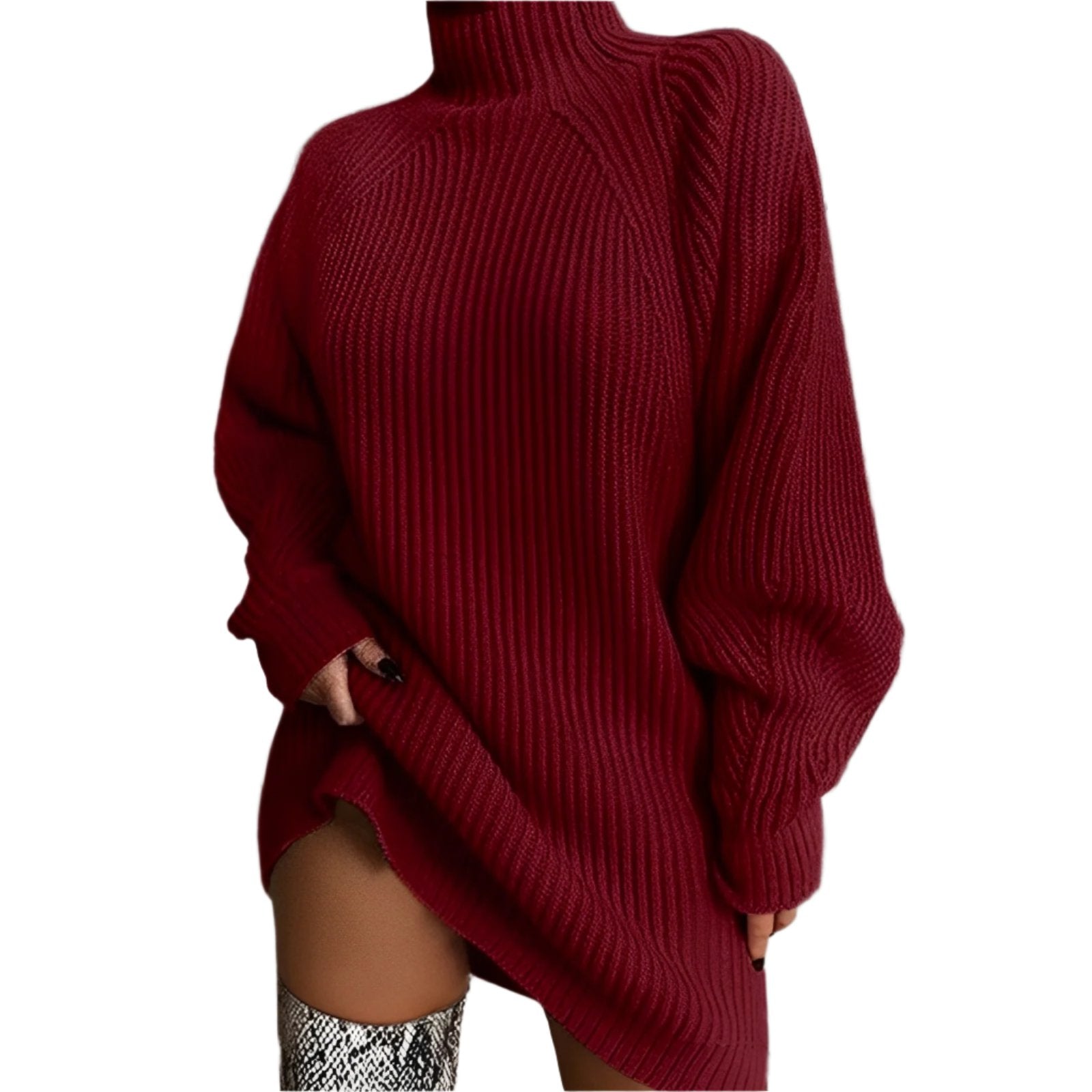 Elara | Oversized Turtleneck Jumper for Women
