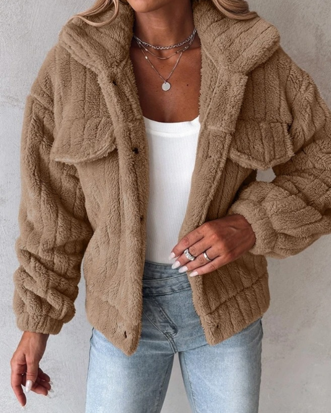 Mira | Short Teddy Coat for Women