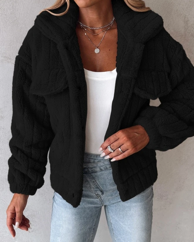 Mira | Short Teddy Coat for Women
