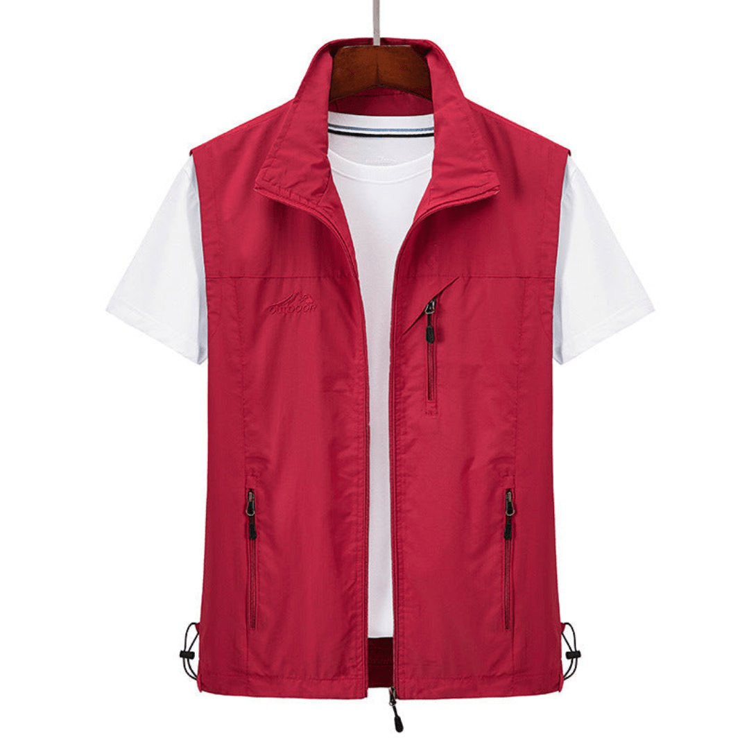 Dante | Elegant Vest with Stand-Up Collar for Men