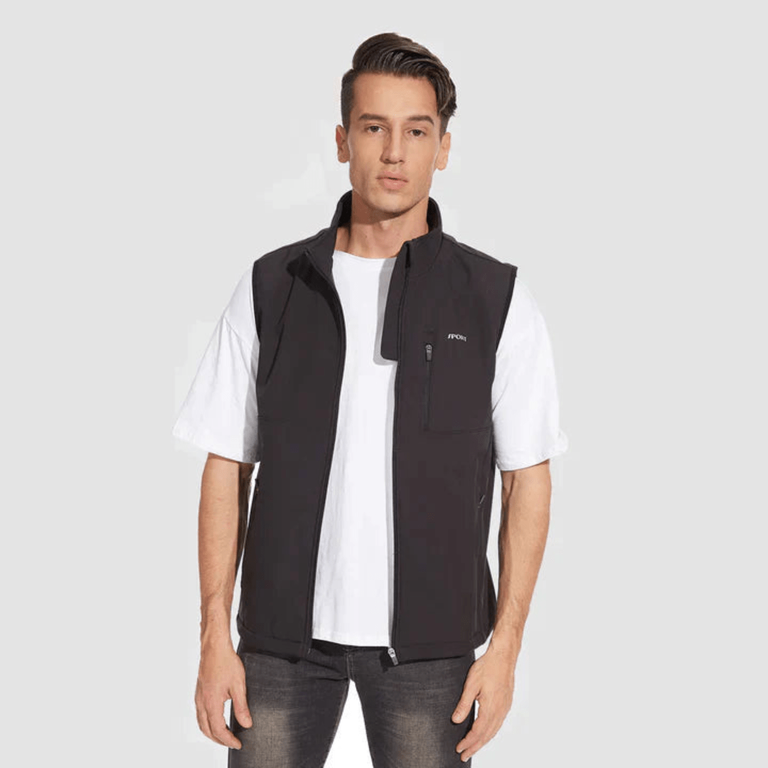 Dante | Elegant Vest with Stand-Up Collar for Men